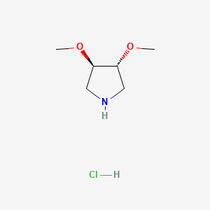 (3R,4R)-3,4-dimethoxypyrrolidine;hydrochloride CAS 942309-06-0