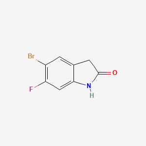 5-bromo-6-fluoro-1,3-dihydroindol-2-one CAS 944805-66-7