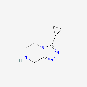3-cyclopropyl-5,6,7,8-tetrahydro-[1,2,4]triazolo[4,3-a]pyrazine CAS 945262-32-8