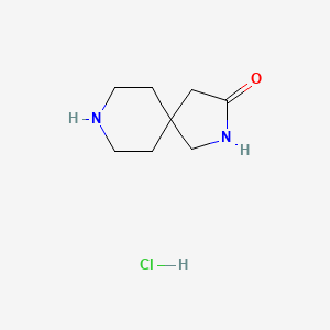 2,8-diazaspiro[4.5]decan-3-one;hydrochloride CAS 945892-88-6