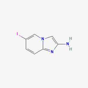 6-iodoimidazo[1,2-a]pyridin-2-amine CAS 947248-49-9