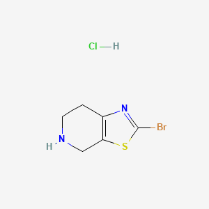 2-bromo-4,5,6,7-tetrahydro-[1,3]thiazolo[5,4-c]pyridine;hydrochloride CAS 949922-52-5