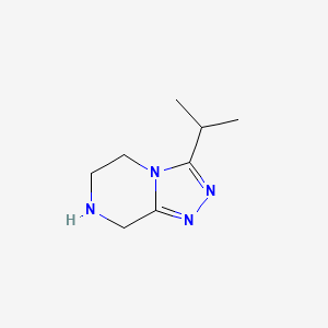 3-propan-2-yl-5,6,7,8-tetrahydro-[1,2,4]triazolo[4,3-a]pyrazine CAS 952182-05-7