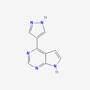 4-(1H-pyrazol-4-yl)-7H-pyrrolo[2,3-d]pyrimidine CAS 952518-97-7