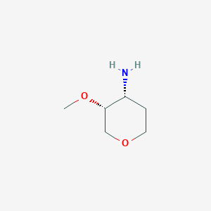 (3R,4R)-3-methoxyoxan-4-amine CAS 955027-73-3