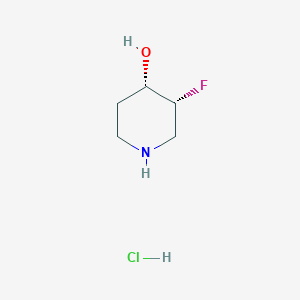 (3R,4S)-3-fluoropiperidin-4-ol;hydrochloride CAS 955028-89-4