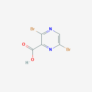 3,6-dibromopyrazine-2-carboxylic acid CAS 957230-68-1