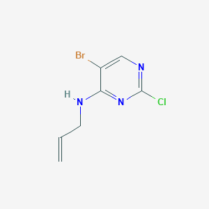 5-bromo-2-chloro-N-prop-2-enylpyrimidin-4-amine CAS 959799-08-7